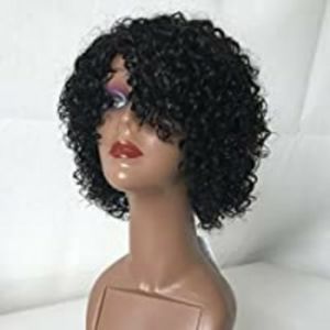 100% Brazilian Virgin Hair Bob Wig (10 Inch, Natural Color)